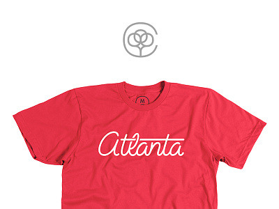 ATLove on Cotton Bureau atlanta cotton cotton bureau lettering shirt