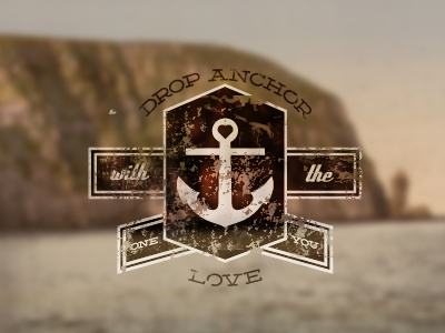 Drop Anchor anchor design justin barber logo love vintage