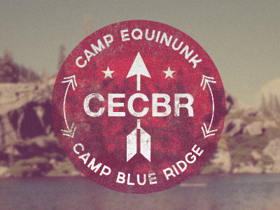CECBR arrow badge camp justin barber logo minimal vintage
