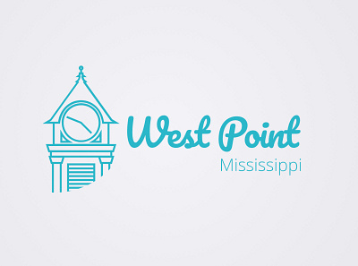 West Point City Logo city city branding city illustration cityscape clock color colors design designer graphic design graphicdesign illustration logo logo design logodesign logodesigns logotype small small town town