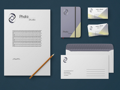 Stationary for Photo Studio Branding Concept