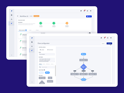 Event Manager create design event flow managment ui ux