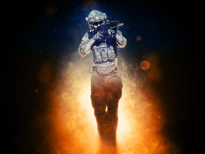 Epic army effect :D addobe american army art design effect epic marines military photoshop soldier
