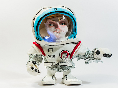 Cosmonaut from Girl and a space dog