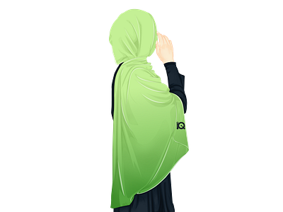 Vexel Art muslim hijab artist hijab illustration vector vexel
