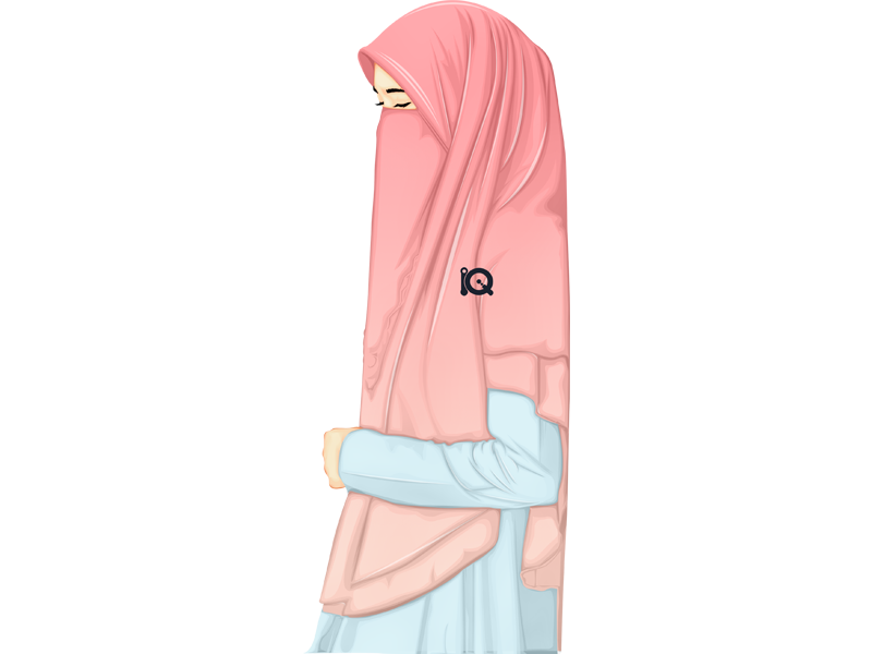 Vexel Art Women Moeslim influencer girls hijab vexel moeslim illustration