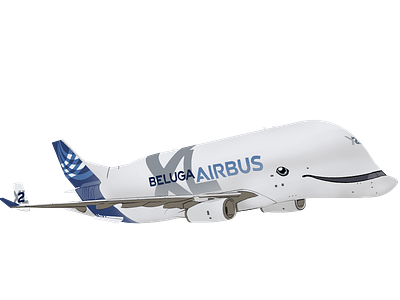 Vexel Art beluga airbus airbus airplanes illustration vector vexel