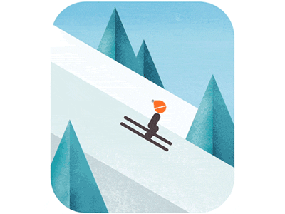 Ski flat loop ski