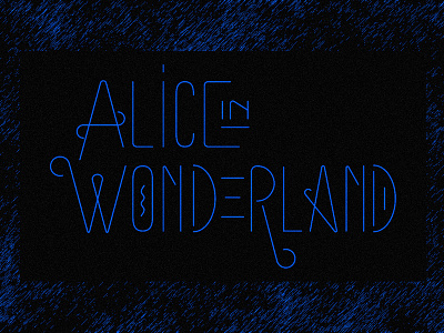 Alice lettering