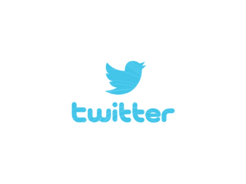 Twitter - Logo animation 2d 2d animation after effects after effects animation after effects motion graphics logo animation logos twitter typography