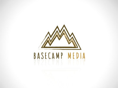 BaseCamp Logo 1 company crafted custom hand logo production
