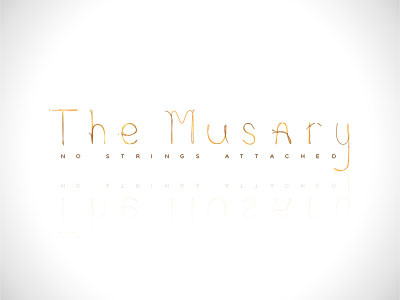 The Musary — No strings attached logo logo music