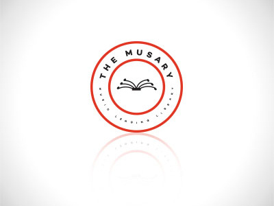 The Musary — Music Lending Library Logo logo music