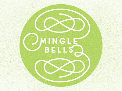 Mingle Bells Event Logo event flourish logo