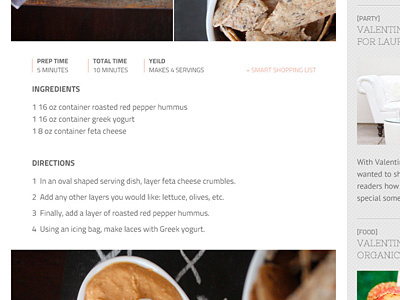 recipe layout albert barroso google fonts layout threesevenfive typography web design