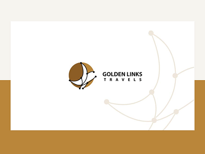 Logo for Travel Agency (Golden Links Travel) designer logo logodesign travel travel agency