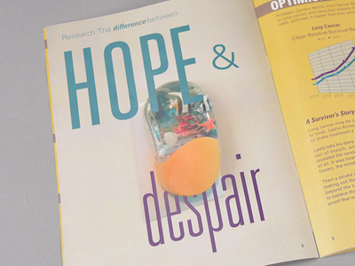 Annual Report Morphology - Hope & Despair illustration morphology photograhy print design typography