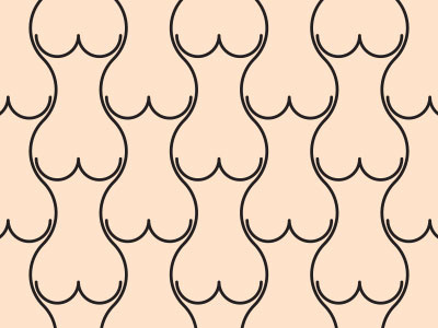 A Repeat Pattern Tribute to Butts butts