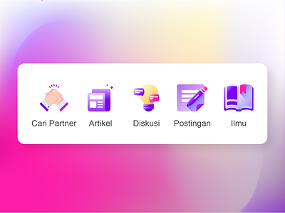 Konekzy Icon Design app design gradient illustration icon icon app illustrator ui ux