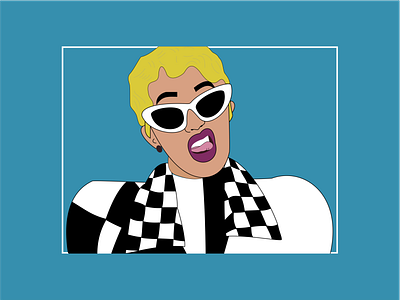 Congrats to Cardi b, Grammy for Best Rap Album! design illustration