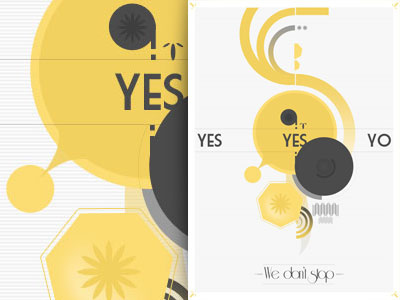 Yes yes yo ! design illustration type