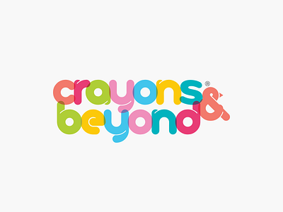 Crayons&Beyond branding custom type typography typologo