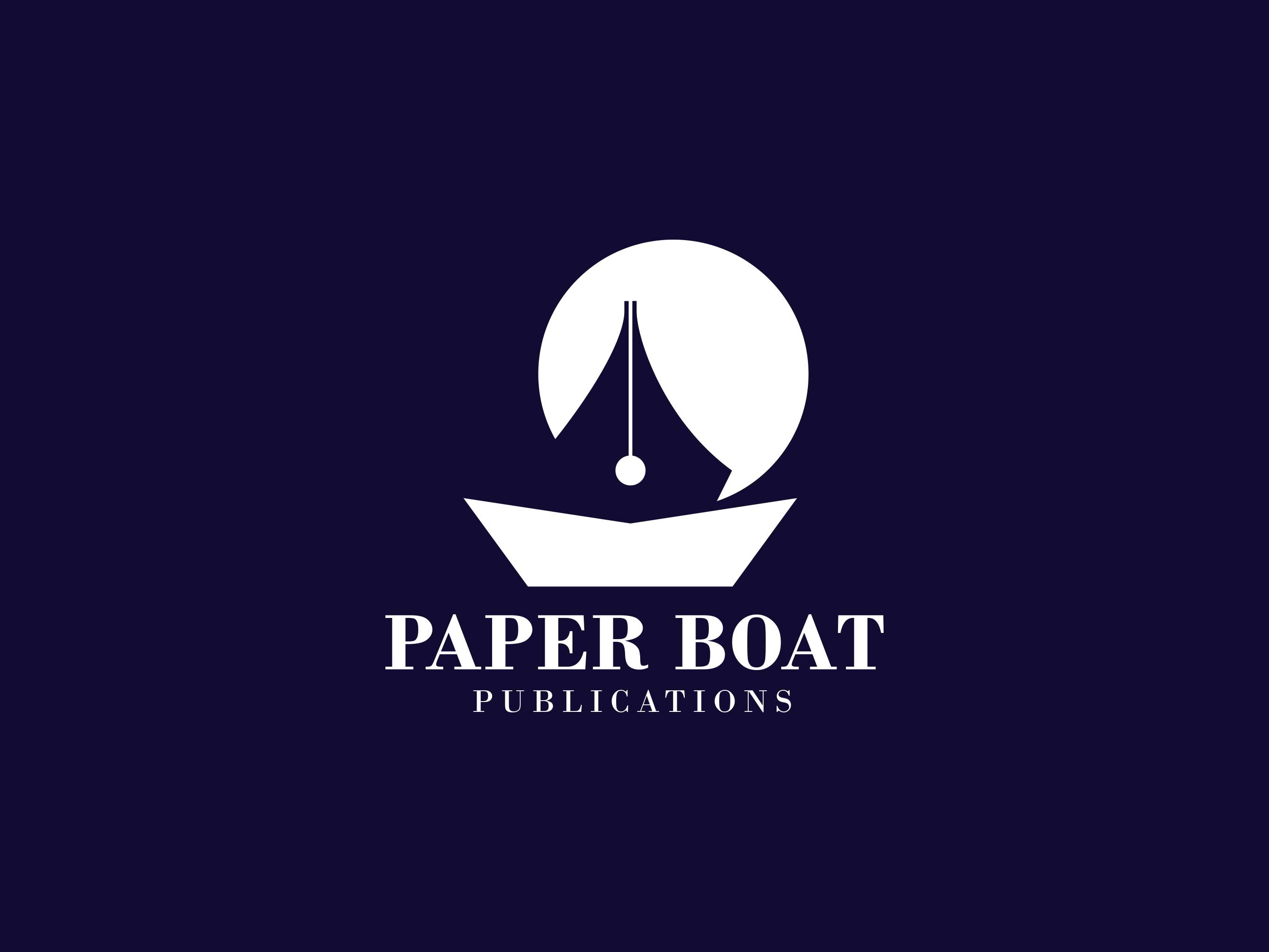 Paper Boat Line Art Logo Vector Illustration Design , Golden Paper Boat For  Study , Company Template Royalty Free SVG, Cliparts, Vectors, and Stock  Illustration. Image 167131772.