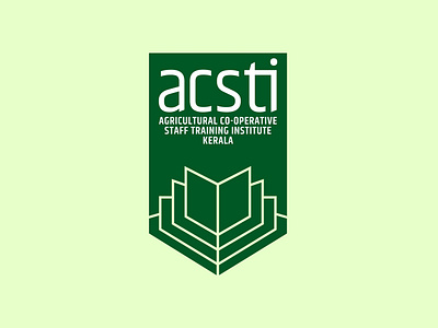 acsti Logo Design 2018 agriculture logo brandmark design education logo growth icon illustration logo vector