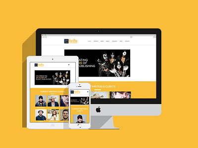 HoriPro Publishing Website digital music responsive web website