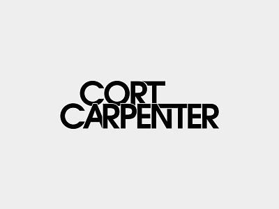 Cort Carpenter Logo artist branding font logo type