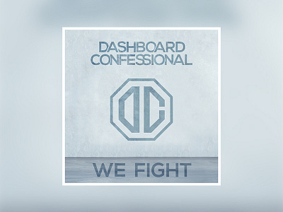 Dashboard Confessional "We Fight" album cover graphics music single