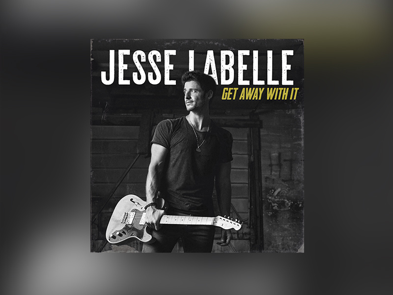 Jesse Labelle "Get Away With It" single graphic music album cover