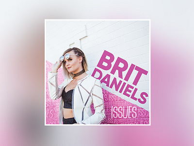 Brit Daniels "Issues" album cover graphic music single