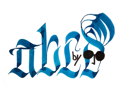 ABC by D blackletter calligraffiti calligraphy fraktur handlettering illustration lettering typography