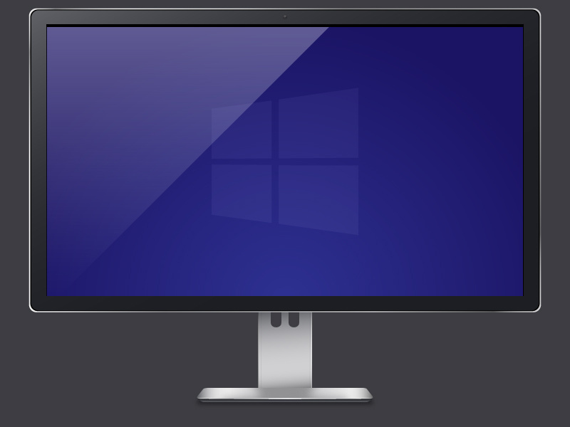 Display Freebie windows display monitor freebie ai illustrator hardware vector