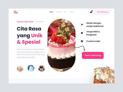 Cake Shop Landing Page