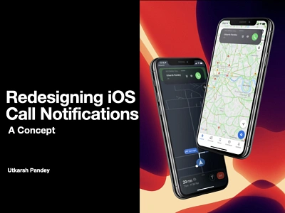 Redesigning iOS Voice Call Notifications - A Concept call callscreen concept fantasyart interactiondesign ios ios14 iphone notifications phonegap ui design ui ux design uidesign uiux