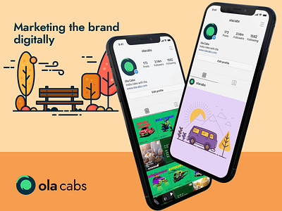 Ola Cabs Brand Redesign Concept #5: Marketing Design