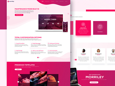 Morriley - New Feature Landing Page