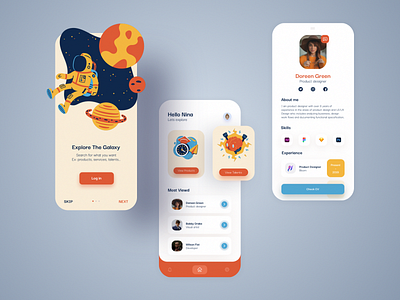 Job Requirement & Search Mobile App Design