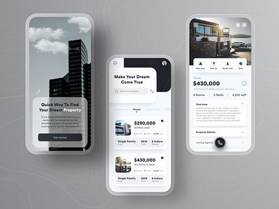 Real Estate Mobile app Design