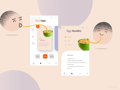 Droooli app art branding colors design food freehand drawing home lockdown logo minimal moods simplicity storytale storyteller ui ux vector web design