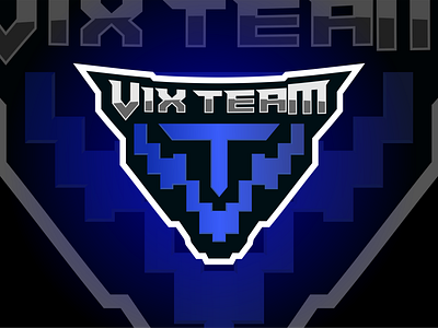 VT animation design e sport icon initial logo