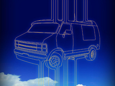 Van poster illustration