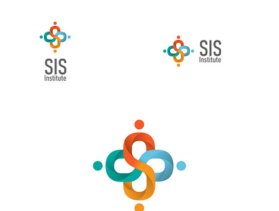 SIS Institute Logo flat logo logo design logodesign minimal