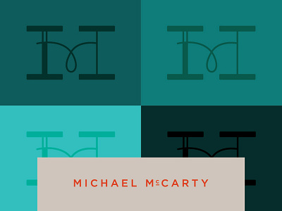 M is for Michael McCarty alphabet illustration logo m mccarty michael michael mccarty retro type type