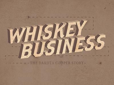Whiskey Business business drinks lettering texture whiskey