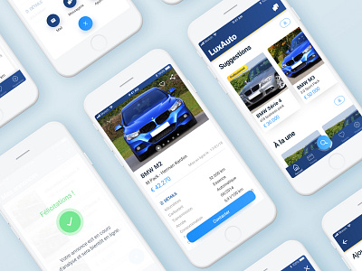 Luxauto App app app concept design ui ui ux ui ux design ux ux design ux process