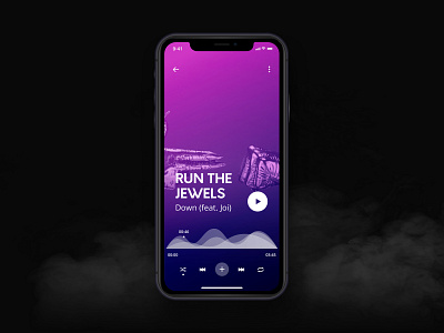 Music Player Concept app app concept design ui