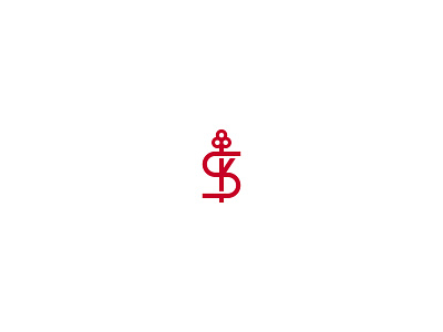 KS monogram / real estate logo concept